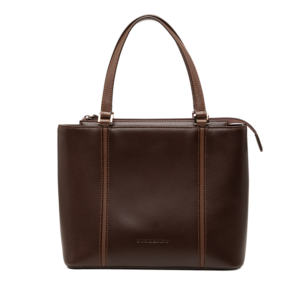 Pre-Loved Burberry Leather Handbag